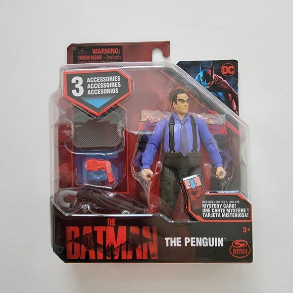 Lot of 3 The Batman figures w/ 3 acc each: The Penguin, Selina Kyle, The Batman - Picture 5 of 12